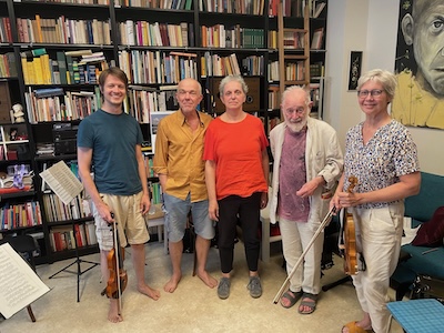 Probe mit Kurt Schwertsik